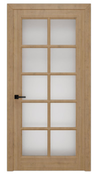 Межкомнатная дверь М 05 по-10 массив дуб сучок