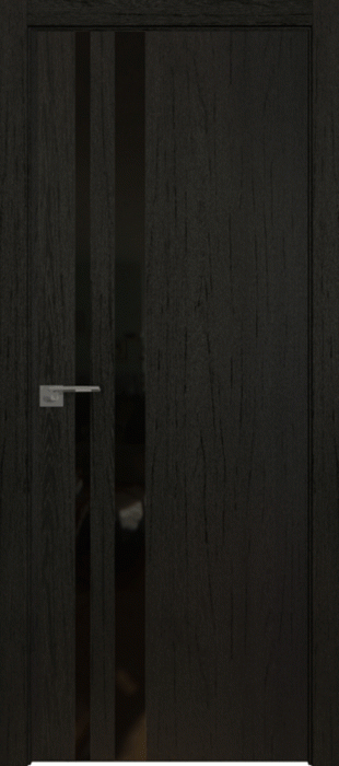 Межкомнатная дверь 16ZN, кромка ABS, дарк браун