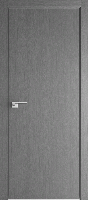 Межкомнатная дверь 1ZN, грувд, матовая с 4х сторон