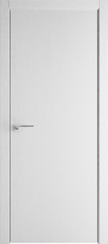 Межкомнатная дверь 1ZN, монблан, матовая с 4х сторон