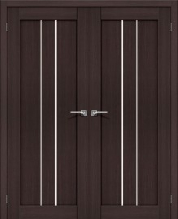 Двойная распашная дверь Порта-24 Wenge Veralinga