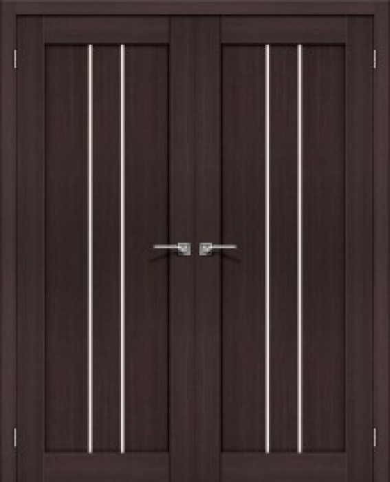 Двойная распашная дверь Порта-24 Wenge Veralinga