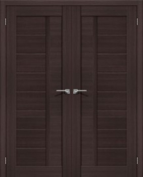 Двойная распашная дверь Порта-26 Wenge Veralinga