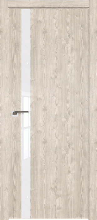 Межкомнатная дверь 6ZN, Каштан светлый, матовая с 4-х сторон