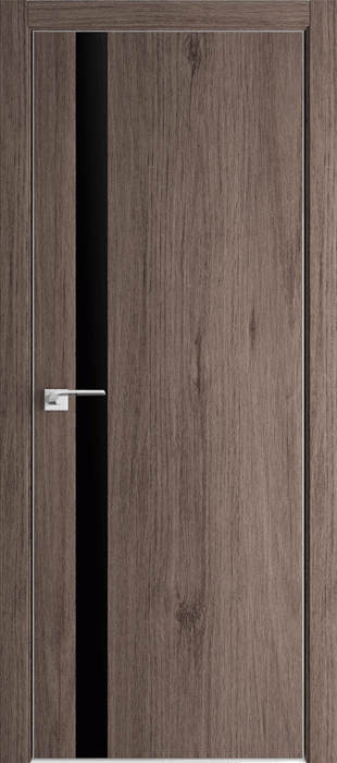 Межкомнатная дверь 6ZN, салинас темный, кромка Black Edition с 4х сторон, Eclipse