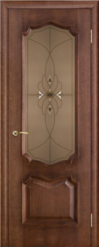 Межкомнатная дверь "Премьера", по, каштан