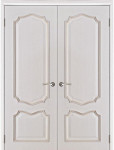 Межкомнатная дверь "Премьера", пг, белая патина