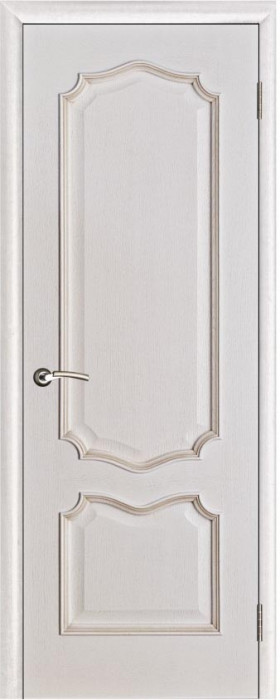 Межкомнатная дверь "Премьера", пг, белая патина