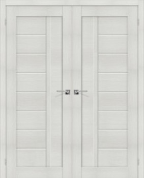 Двойная распашная дверь Порта-26 Bianco Veralinga