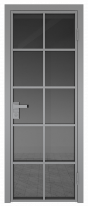 Межкомнатная дверь AG - 4 серый, планибель графит