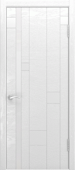 Межкомнатная дверь "АРТ-1", по, ясень белый