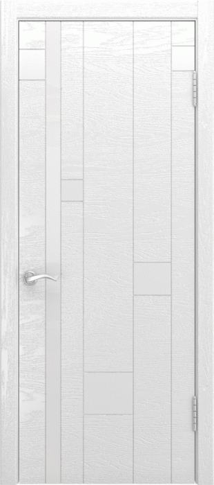 Межкомнатная дверь "АРТ-1", по, ясень белый