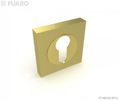 Накладка на цилиндр, золото матовое FUARO