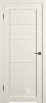 Межкомнатная дверь "GL Light 6", пг, Дуб латте