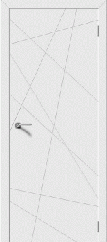 Межкомнатная дверь "LINE", пг, белый