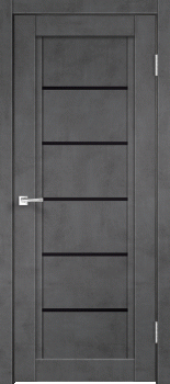 Межкомнатная дверь "NEXT 1", по, Муар темно-серый