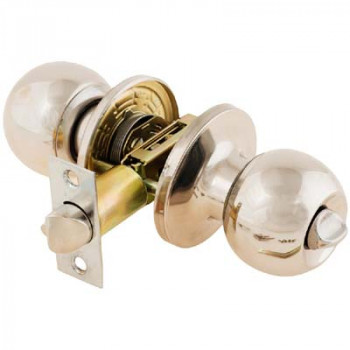 Круглая, ручка-защелка, хром