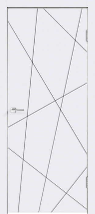 Межкомнатная дверь "SCANDI S", пг, белая