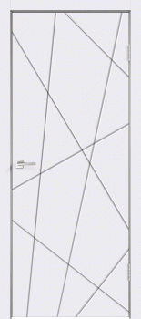 Межкомнатная дверь "SCANDI S", пг, белая