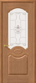 Межкомнатная дверь "Селена", по, дуб