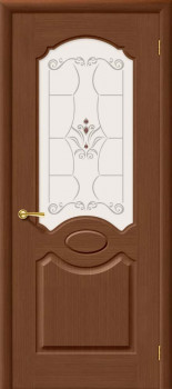 Межкомнатная дверь "Селена", по, орех