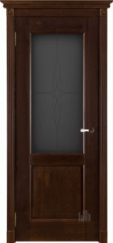 Межкомнатная дверь "Селена", по, античный орех
