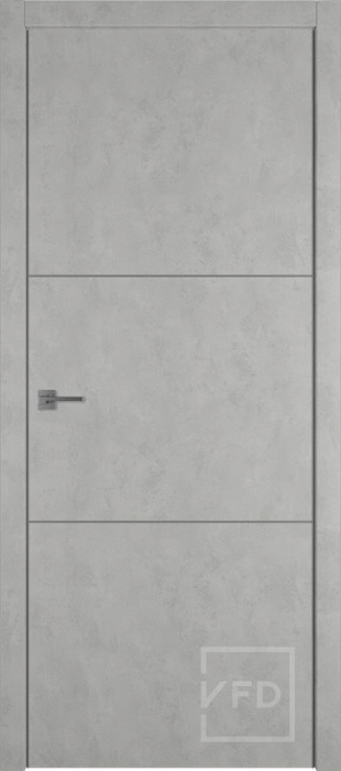 Межкомнатная дверь "URBAN 2", пг, ANTIC LOFT (алюминиевый молдинг)