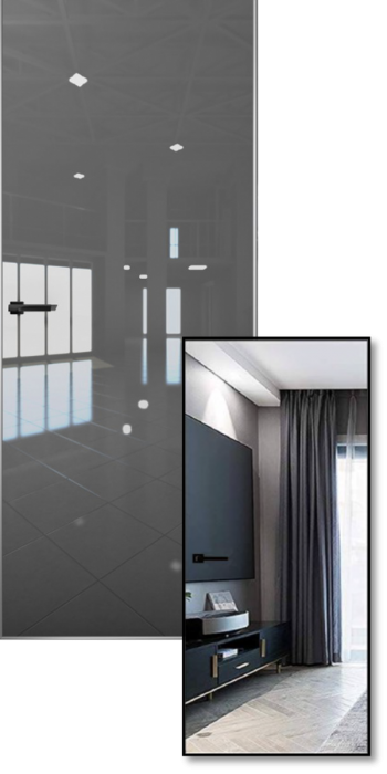 ARGENTUM Ag1/Pt1 Cristal Gray (Зеркало + ПЭТ RENOLIT Глянец)