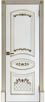 Межкомнатная дверь "Алина 2", пг, белая