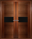 Межкомнатная дверь "Авангард люкс", по, орех