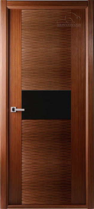 Межкомнатная дверь "Авангард люкс", по, орех