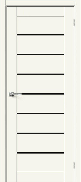 Межкомнатная дверь Браво-22 Alaska стекло Black Star