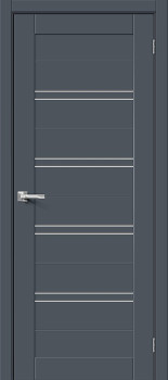 Межкомнатная дверь Браво-28 Grey Stormy стекло Magic Fog