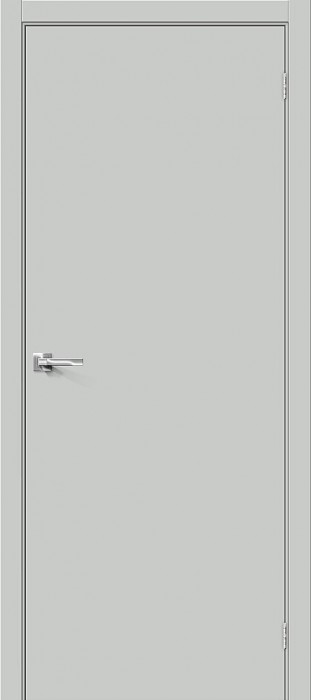 Межкомнатная дверь Браво-0.П Grey Matt