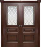 Межкомнатная дверь Мильяна Бристоль Сити, по, итальянский орех