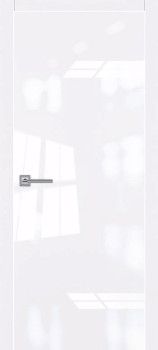 Дверь R1 белый глянец