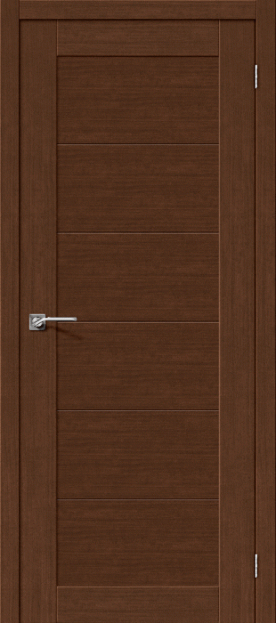 Межкомнатная дверь "Легно-21", пг, Brown Oak
