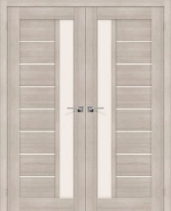 Двойная распашная дверь Порта-27 Cappuccino Veralinga
