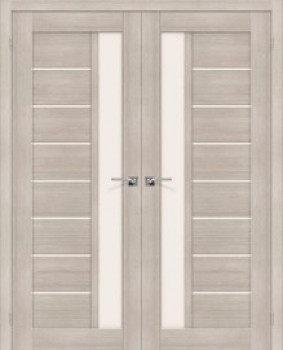 Двойная распашная дверь Порта-27 Cappuccino Veralinga