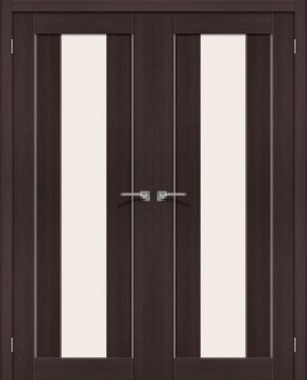 Двойная распашная дверь Порта-25 по, Wenge Veralinga