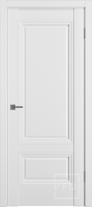 Межкомнатная дверь "EF2.1", пг, Emalex Ice