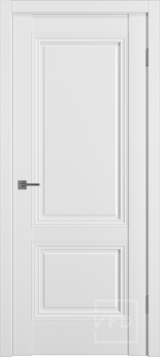 Межкомнатная дверь "EF2.2", пг, Emalex Ice