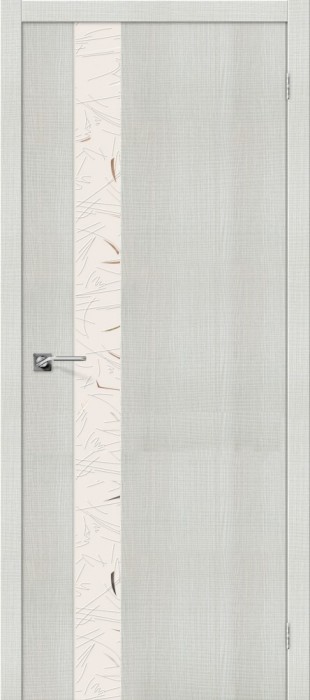 Межкомнатная дверь "Порта-51 SA", по, Bianco Crosscut
