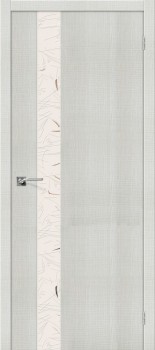 Межкомнатная дверь "Порта-51 SA", по, Bianco Crosscut