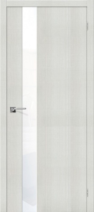 Межкомнатная дверь "Порта-51 WW", по, Bianco Crosscut