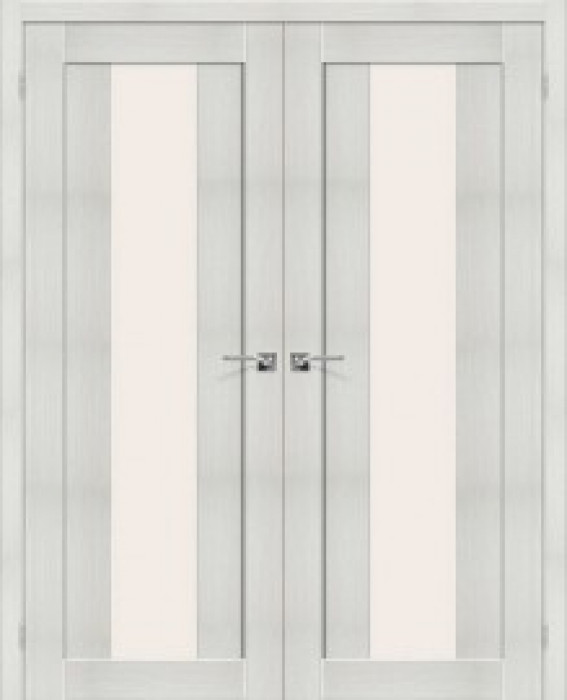 Двойная распашная дверь Порта-25 по, Bianco Veralinga