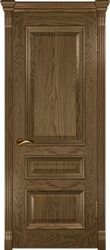 Межкомнатная дверь "Фараон 2", пг, мореный дуб светлый
