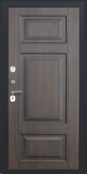 Внутренняя панель ПВХ ФЛ-659 nussbaum+черная патина винорит, 12 мм