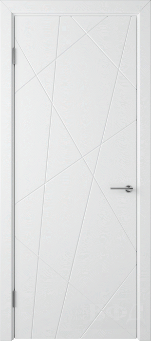 Межкомнатная дверь "Флитта (26ДГ0)", пг, белый