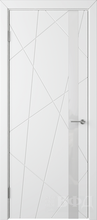 Межкомнатная дверь "Флитта (26ДО0)", по, белый